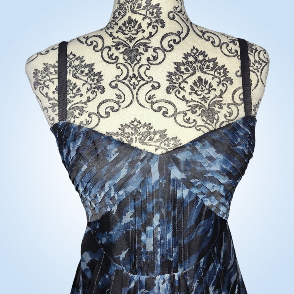 BCBGMAXAZRIA Black & Blue Dress - 4 - Picture 2 of 10